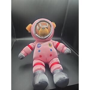 Smithsonian NASA Apollo 14 New Pink Space Suit Astronaut Teddy Bear Plush